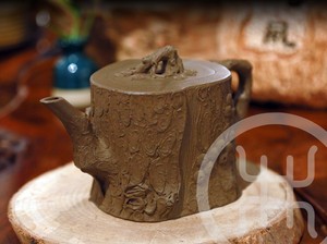 鸣远式树桩